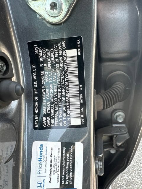 Used 2021 Honda Civic EX image 12