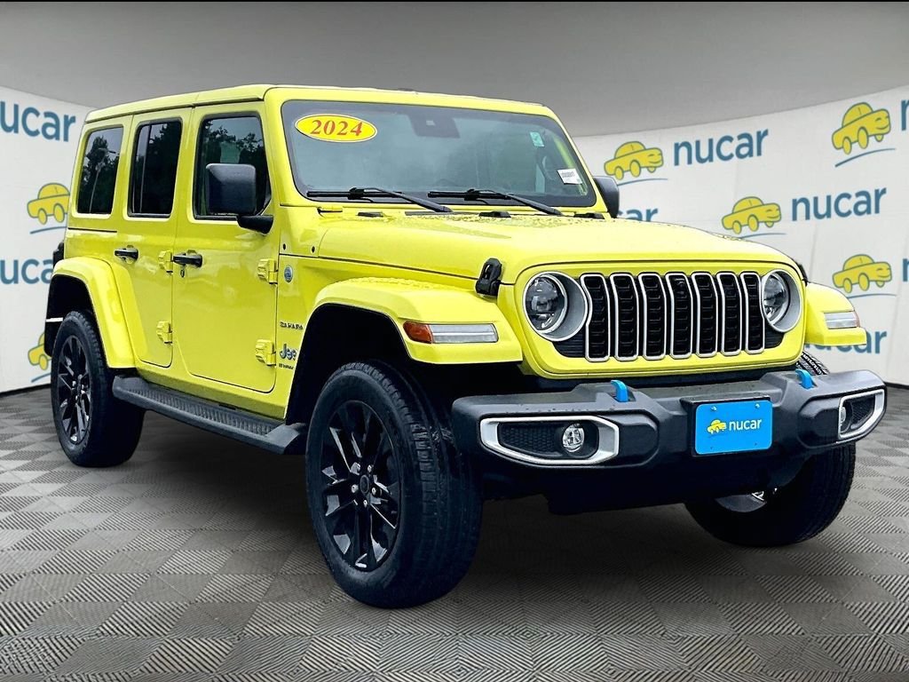 Used 2024 Jeep Wrangler Unlimited Sahara w/ Technology Group AWD/4WD image 1