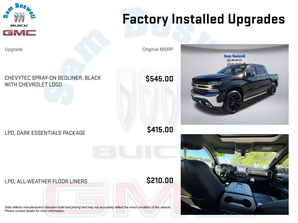 Used 2020 Chevrolet Silverado 1500 LTZ w/ LTZ Plus Package AWD/4WD image 4