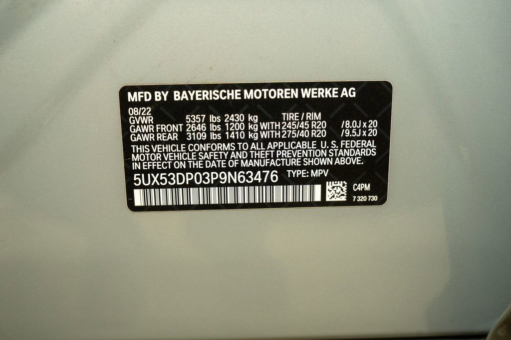 Used 2023 BMW X3 xDrive30i w/ M Sport Package image 22