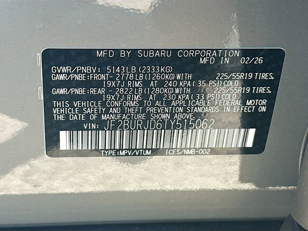 New 2026 Subaru Outback Touring XT AWD/4WD image 32