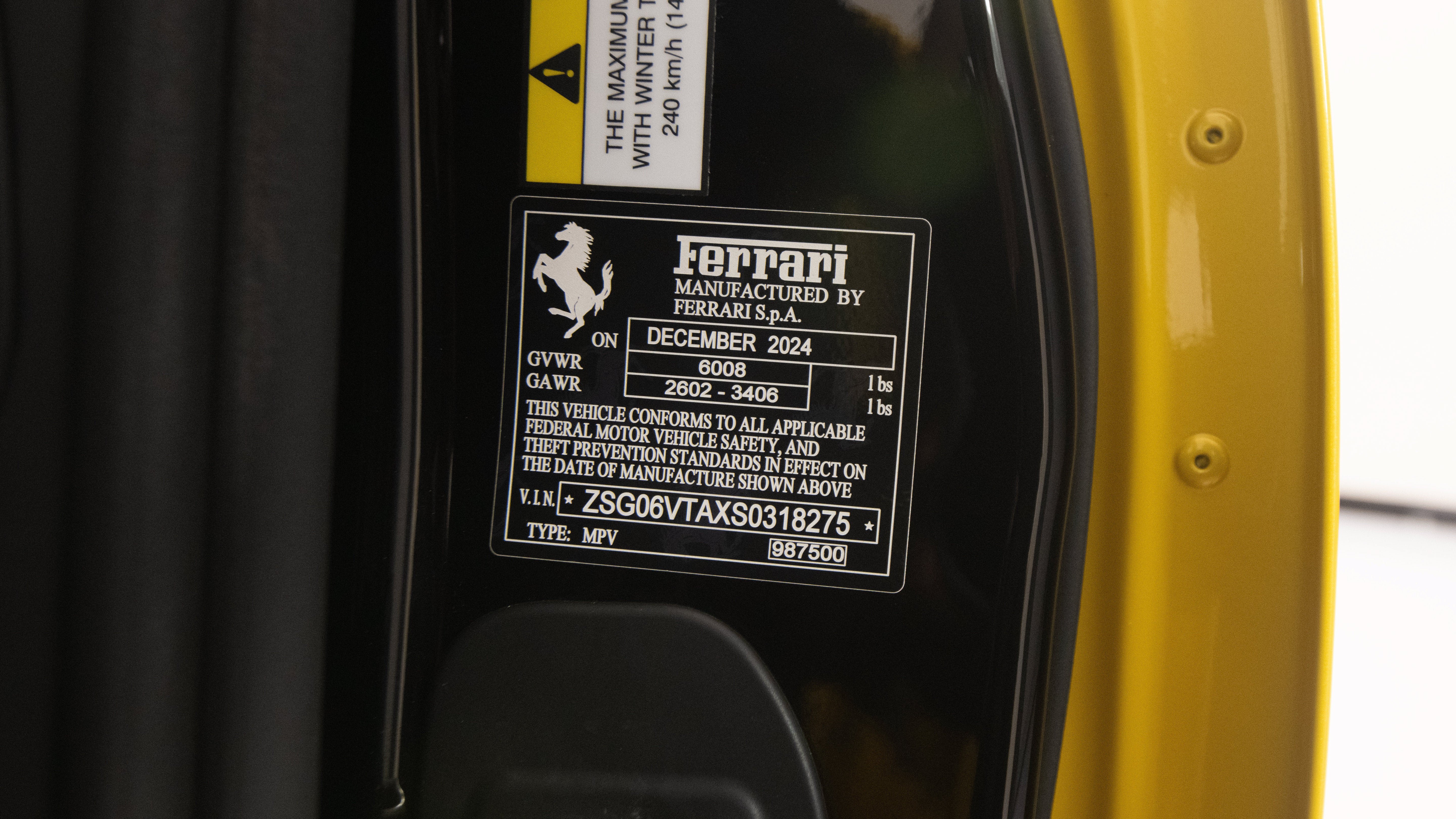 Certified 2025 Ferrari Purosangue AWD/4WD image 44