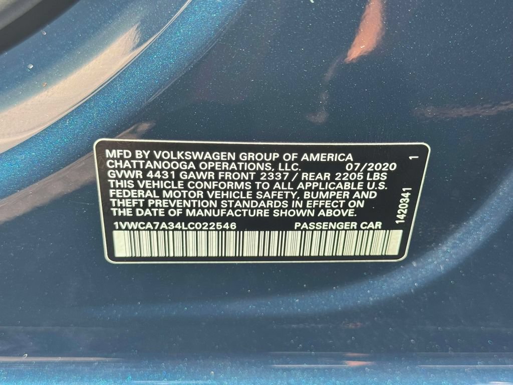 Used 2020 Volkswagen Passat 2.0T SEL FWD image 18