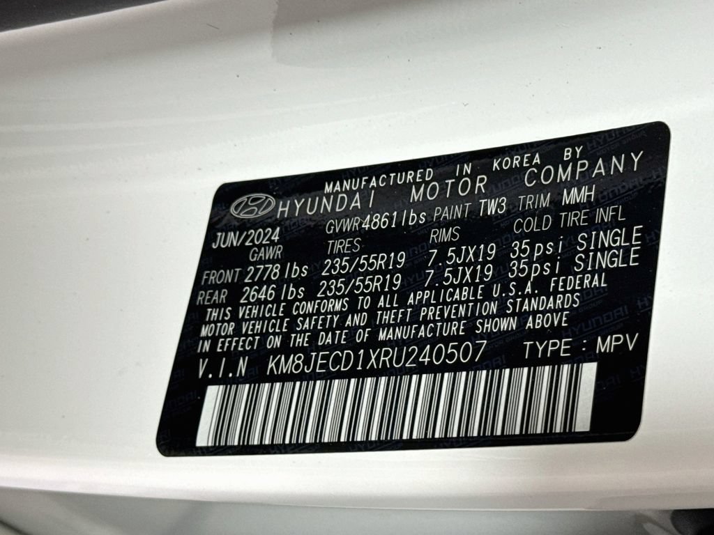 Certified 2024 Hyundai Tucson Limited AWD/4WD image 37