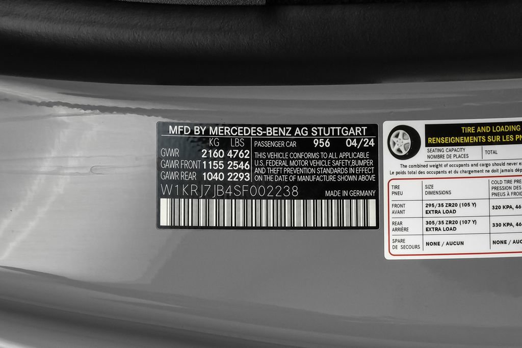 Used 2025 Mercedes-Benz AMG GT 63 image 59