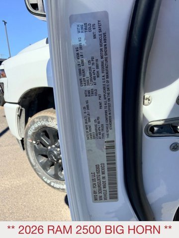 New 2026 RAM 2500 Big Horn image 20