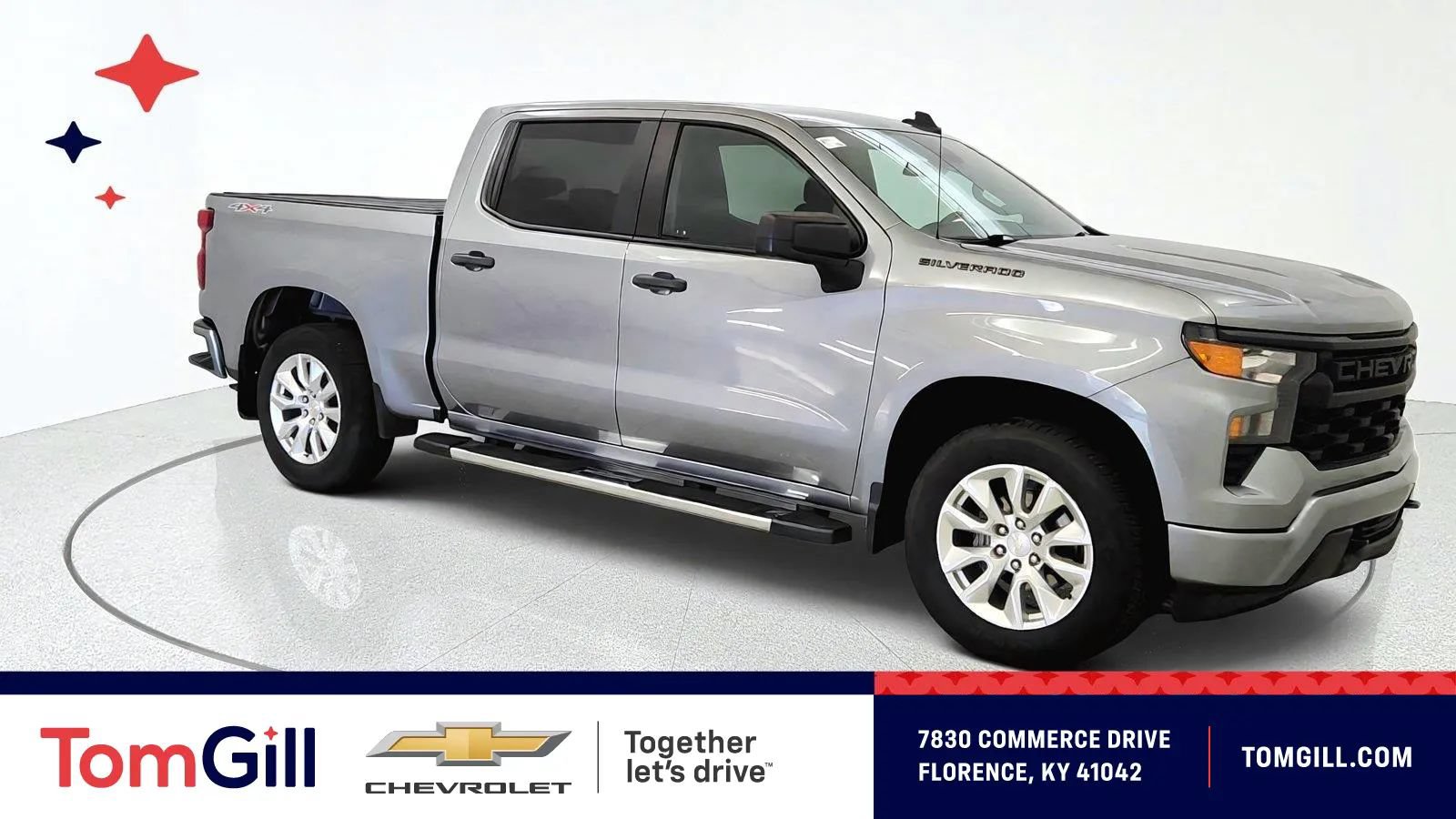 Used 2023 Chevrolet Silverado 1500 Custom w/ LPO, Dark Essentials Package