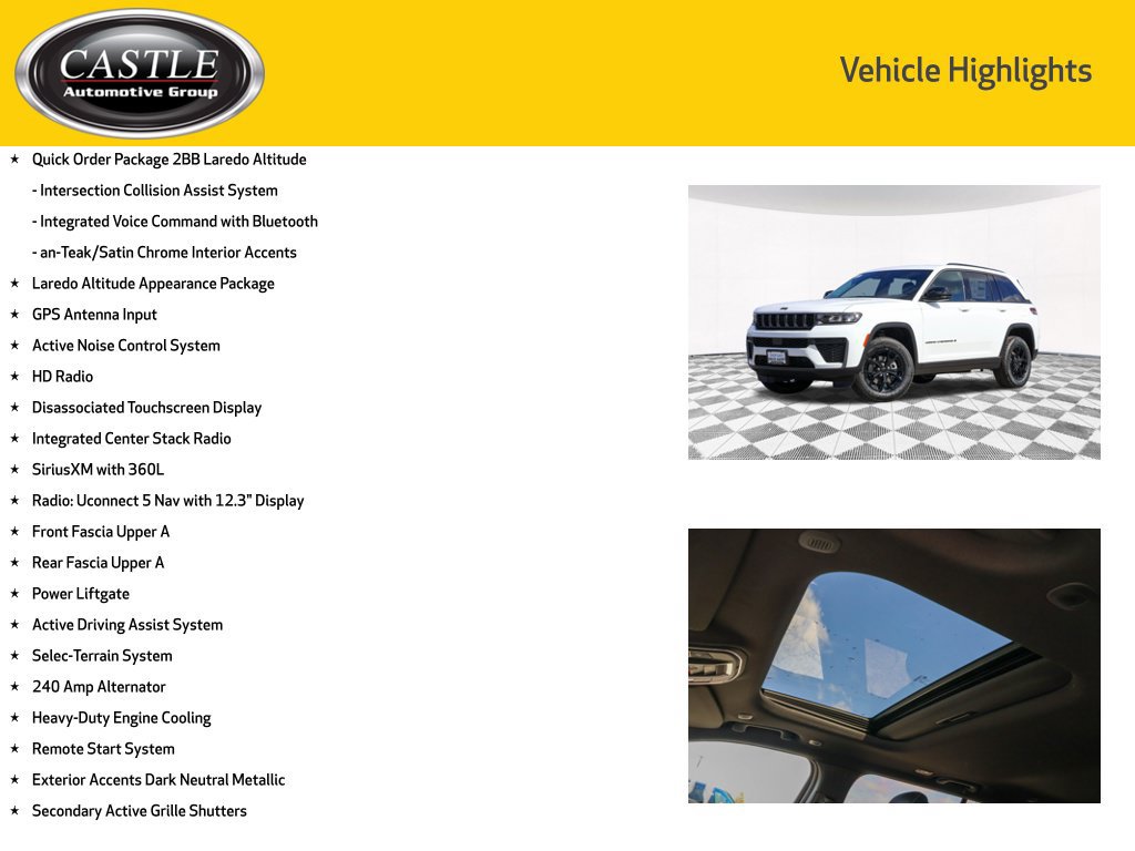 New 2026 Jeep Grand Cherokee Altitude AWD/4WD image 10