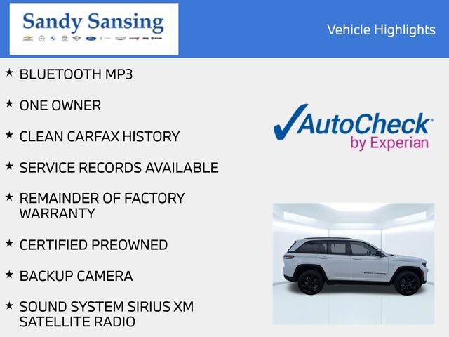 Certified 2023 Jeep Grand Cherokee Altitude AWD/4WD image 6