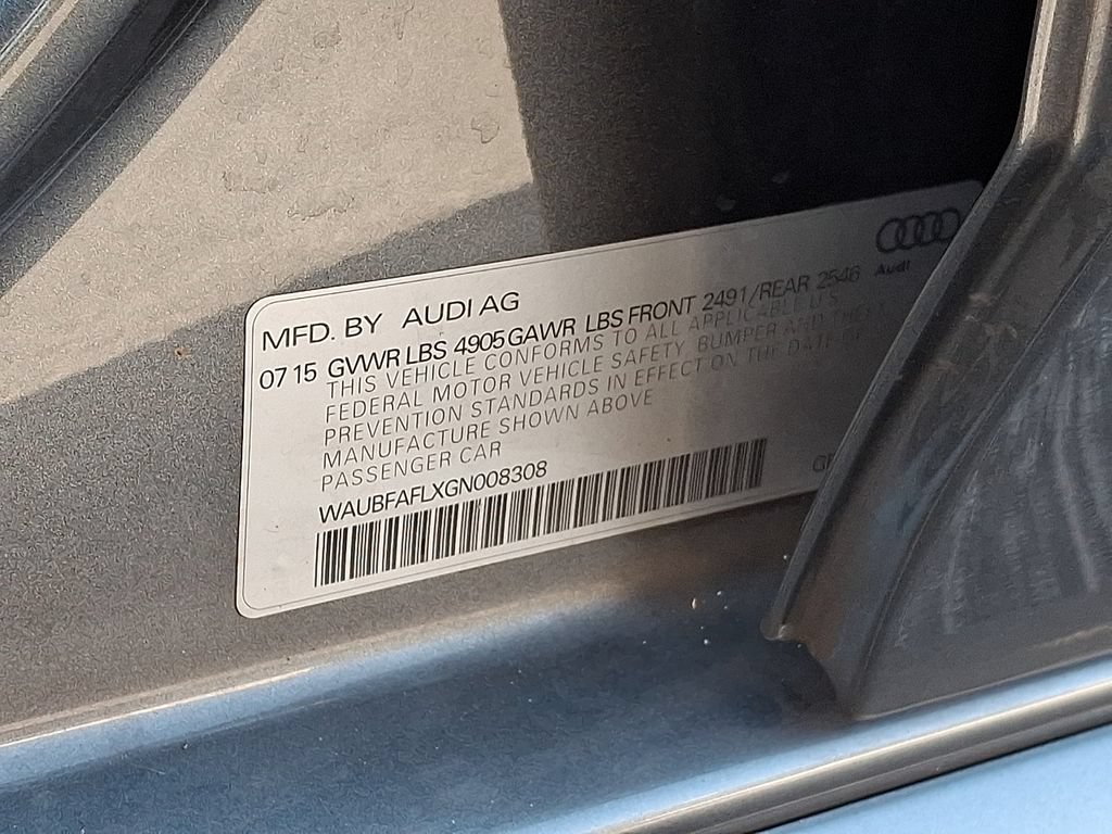 Used 2016 Audi A4 2.0T Premium w/ Audi MMI Navigation Plus AWD/4WD image 27