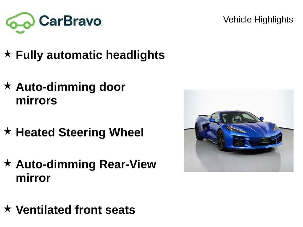 Used 2025 Chevrolet Corvette E-Ray w/ ZER Performance Package AWD/4WD image 9