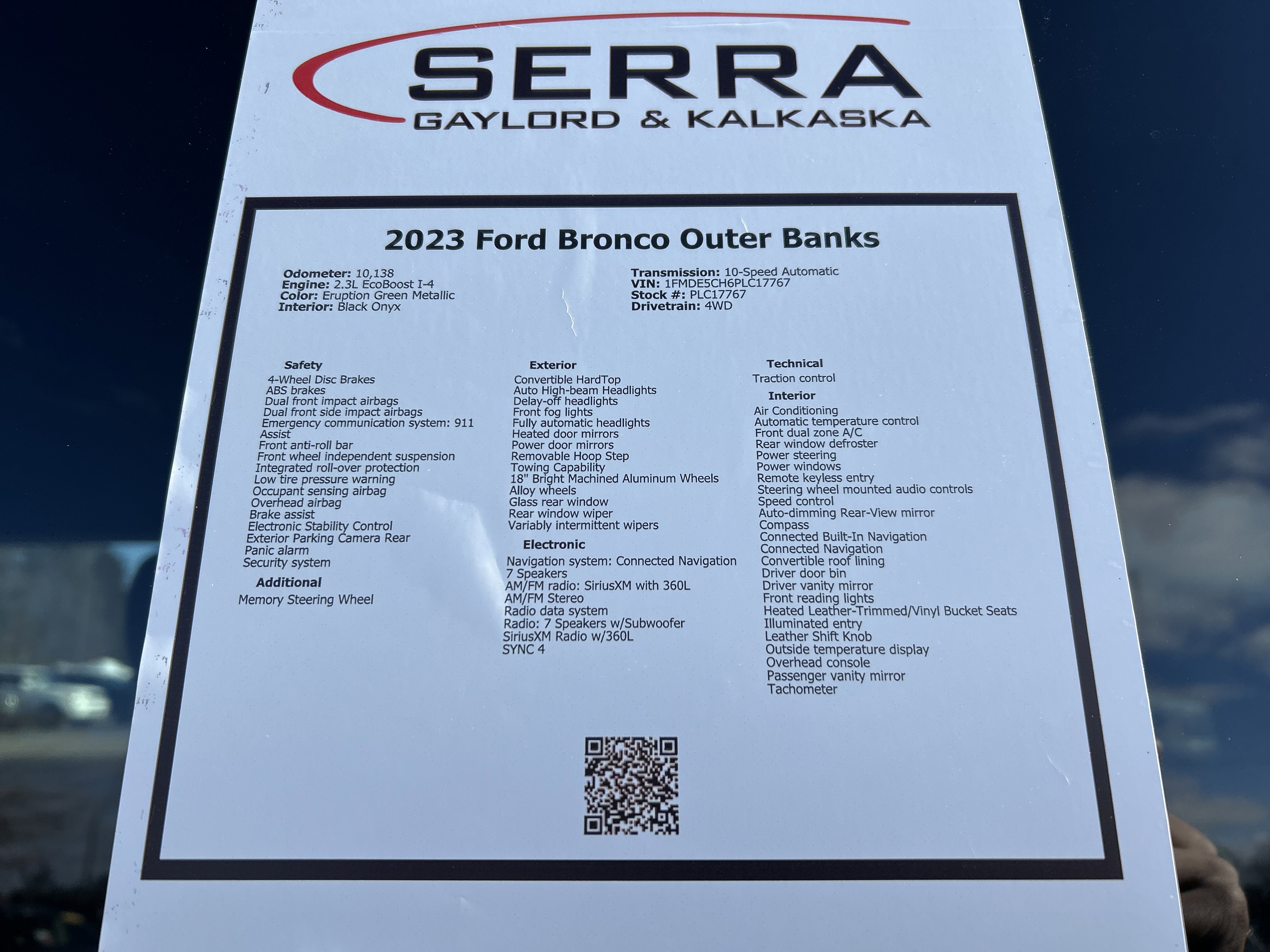 Used 2023 Ford Bronco Outer Banks image 26