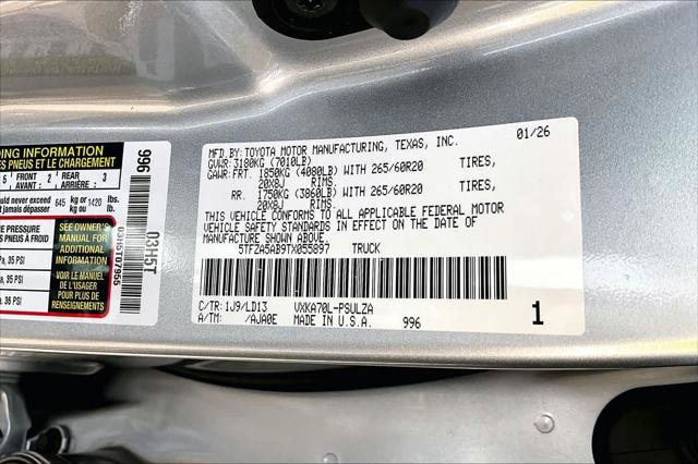 Certified 2026 Toyota Tundra Limited RWD image 35