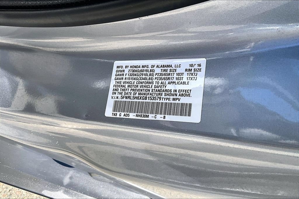 Used 2016 Honda Odyssey EX-L image 17