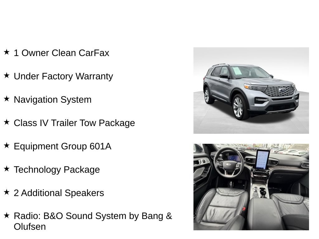 Used 2024 Ford Explorer Platinum w/ Technology Package AWD/4WD image 31