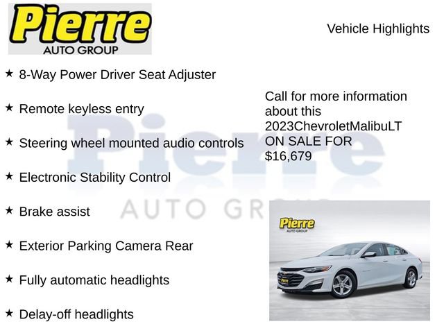 Used 2023 Chevrolet Malibu LT FWD image 14