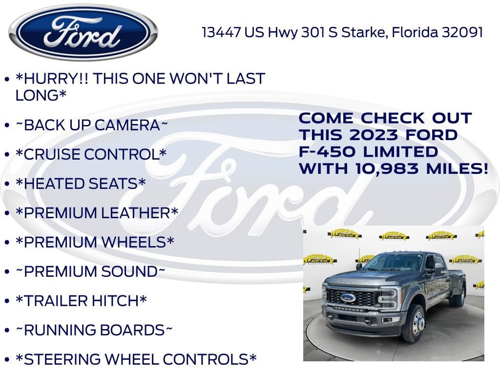 Certified 2023 Ford F450 Limited AWD/4WD image 17