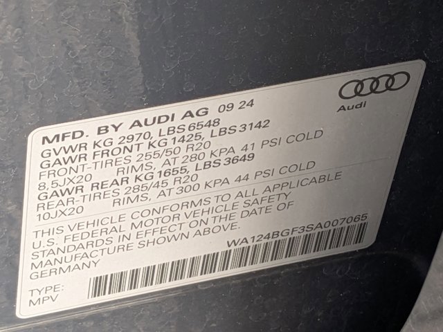 Certified 2025 Audi Q6 e-tron Premium Plus w/ Premium Plus image 16