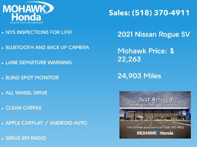 Used 2021 Nissan Rogue SV AWD/4WD image 3