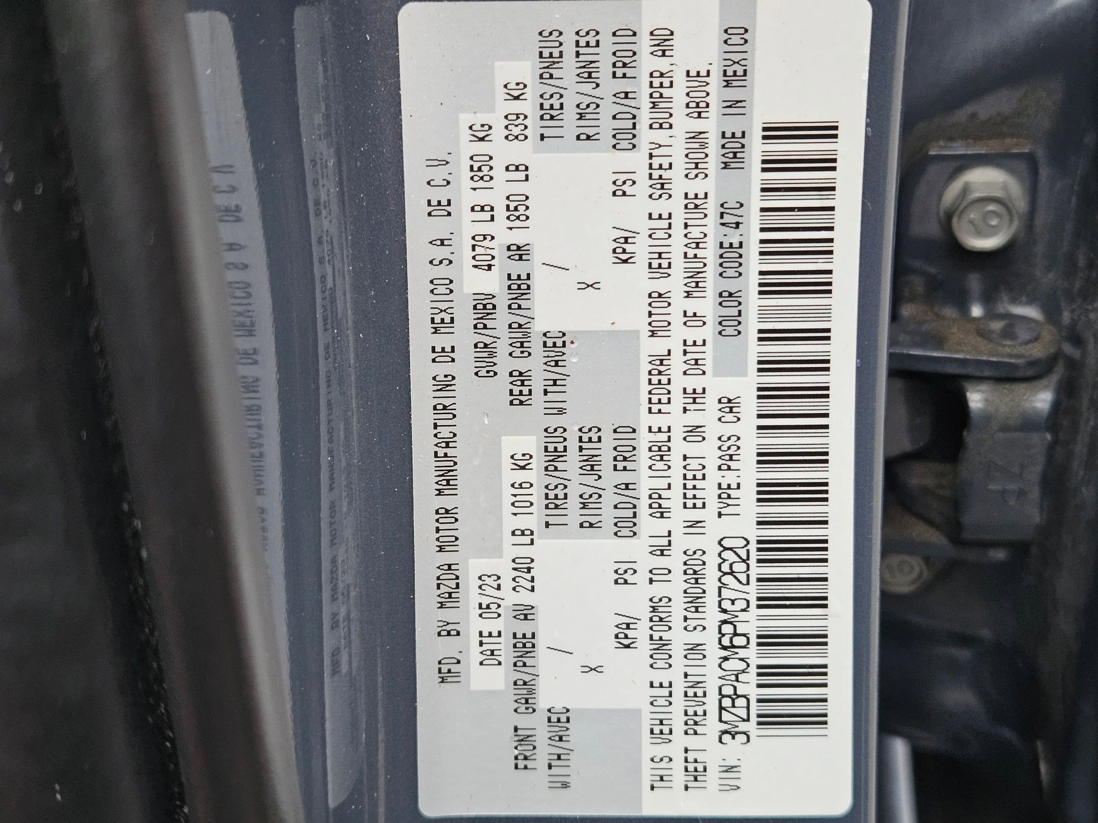 Used 2023 MAZDA MAZDA3 s image 39