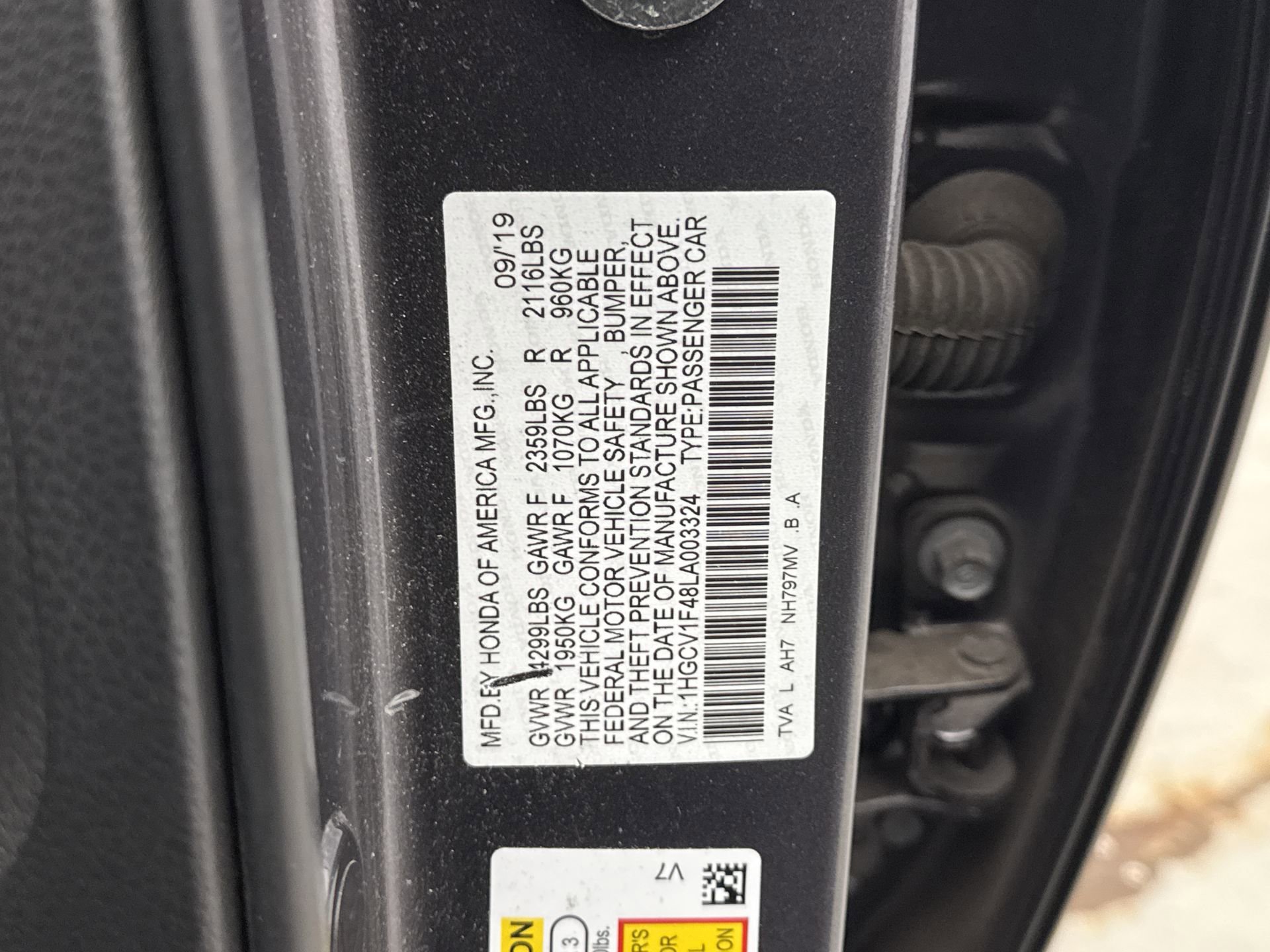 Used 2020 Honda Accord EX image 13