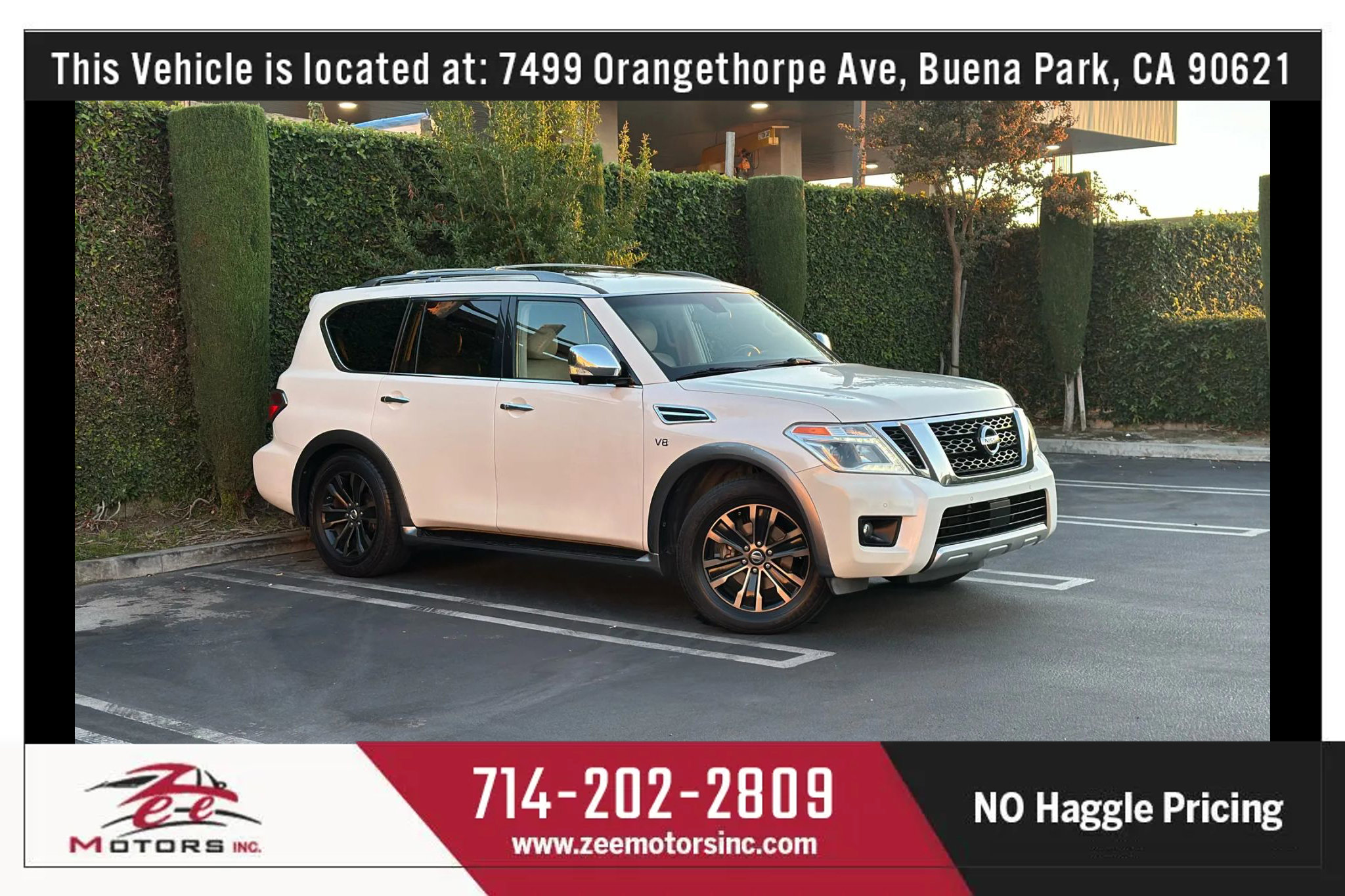 Used 2017 Nissan Armada Platinum w/ Captain Seat Package image 1
