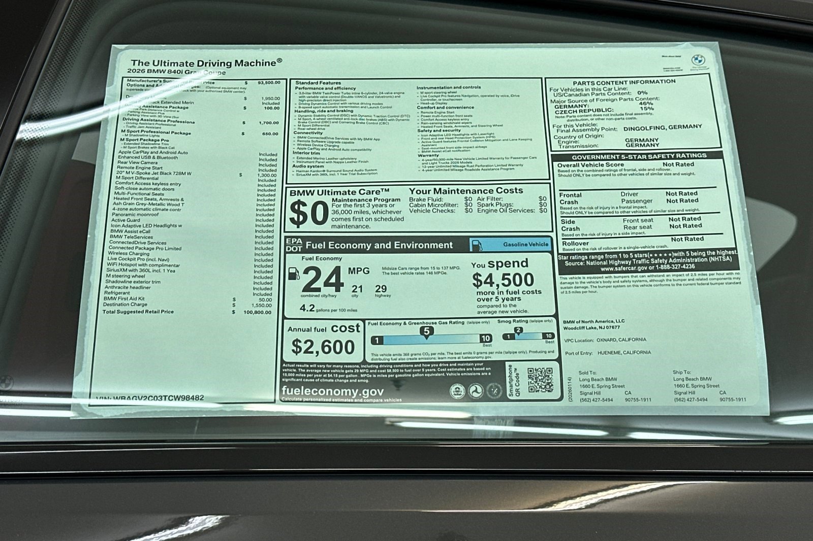 New 2026 BMW 840i RWD image 29