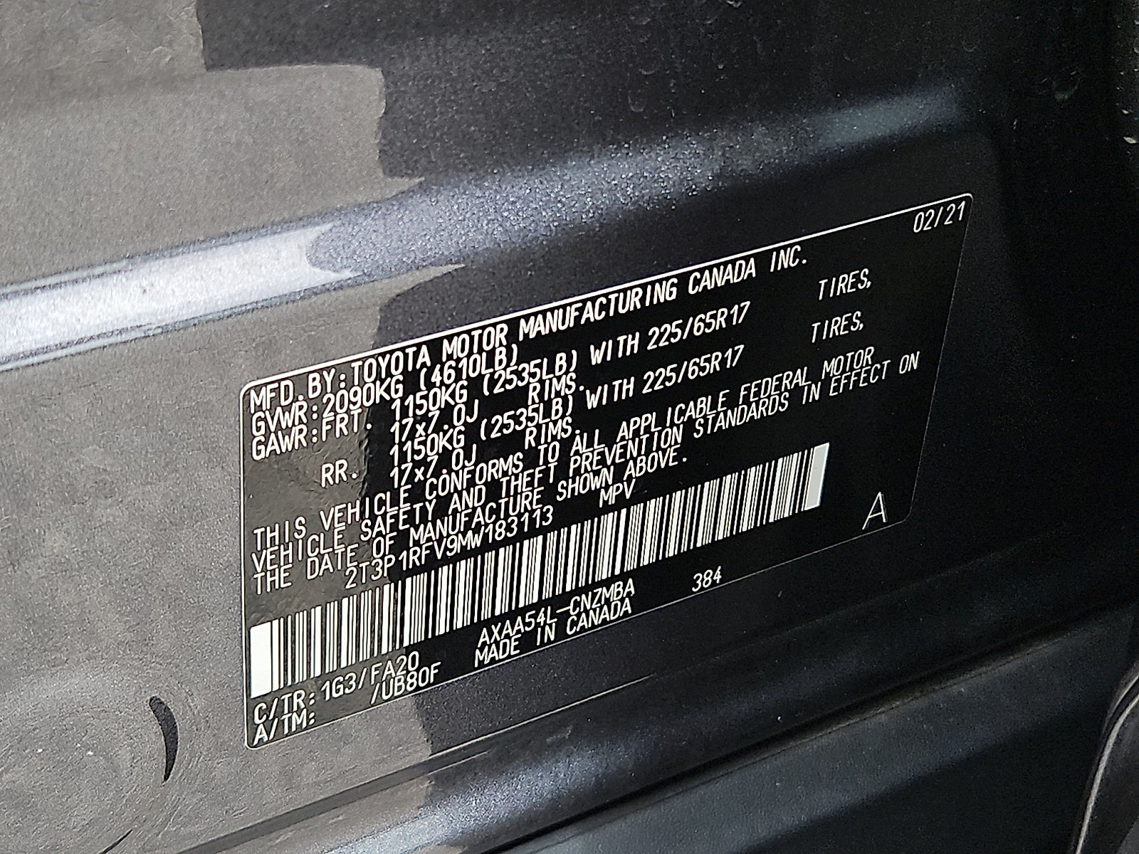Used 2021 Toyota RAV4 XLE AWD/4WD image 26