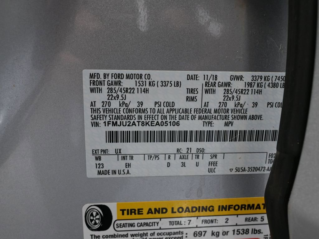 Used 2019 Ford Expedition Limited w/ Equipment Group 303A image 60