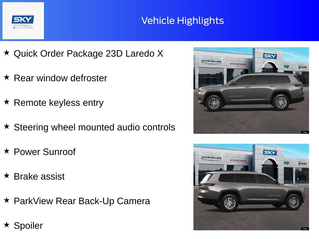 New 2025 Jeep Grand Cherokee L Laredo image 11