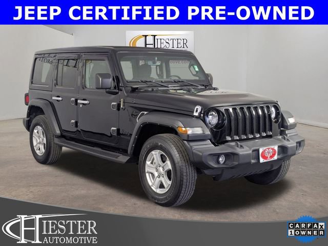 Certified 2022 Jeep Wrangler Unlimited Sport w/ Sun And Sound Package