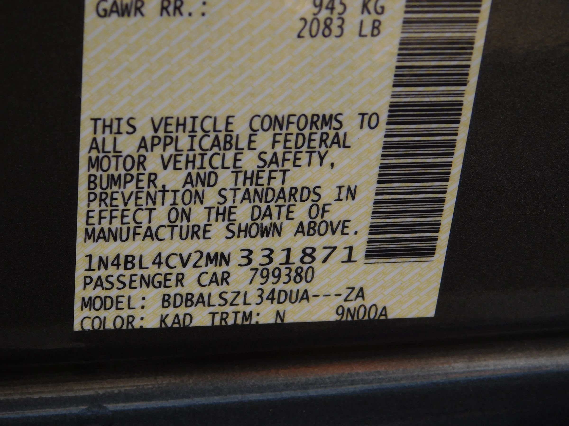 Used 2021 Nissan Altima 2.5 SR FWD image 25