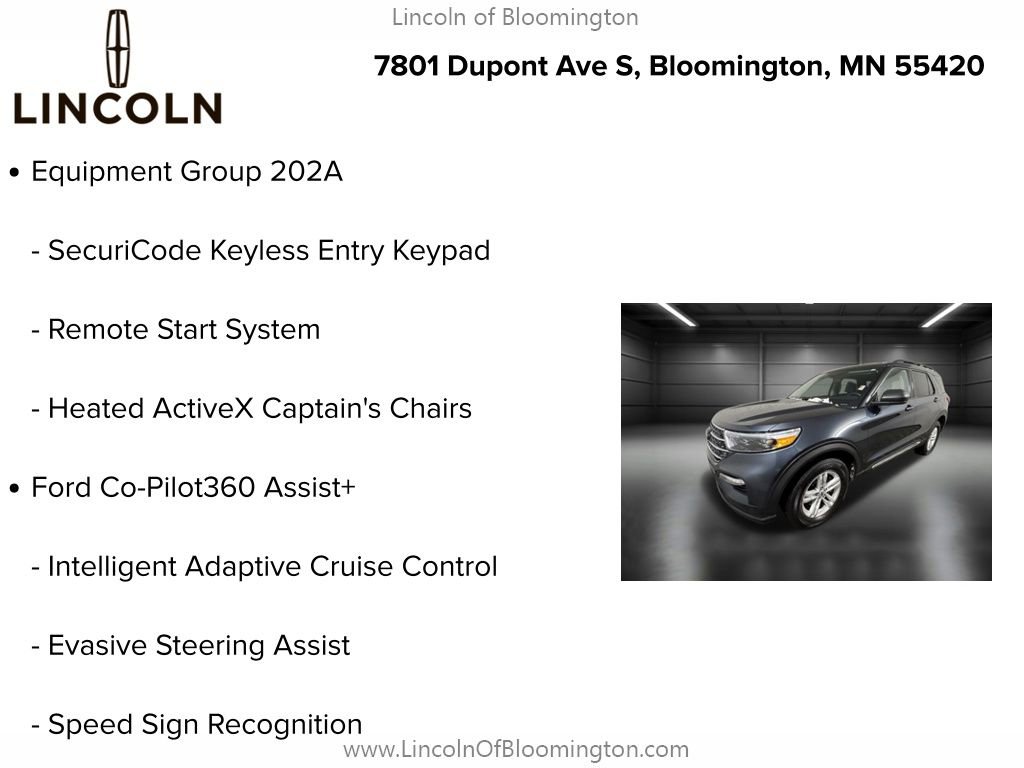 Used 2023 Ford Explorer XLT w/ Equipment Group 202A image 9