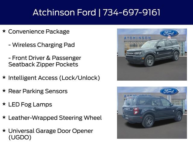 Certified 2023 Ford Bronco Sport Big Bend w/ Convenience Package image 17