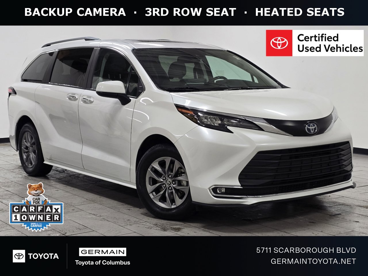 Certified 2024 Toyota Sienna XLE