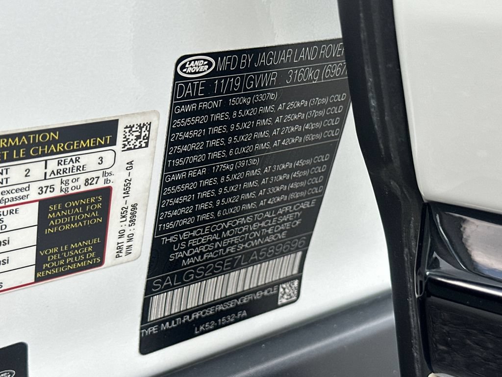 Used 2020 Land Rover Range Rover HSE AWD/4WD image 32