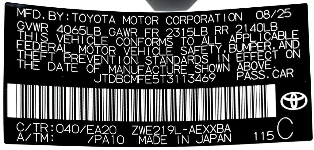 New 2026 Toyota Corolla XLE image 25