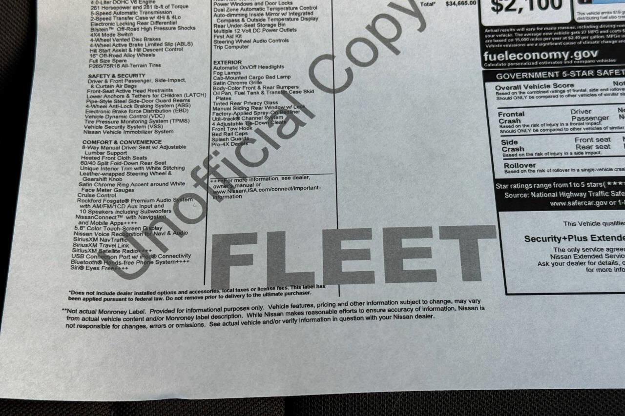 Used 2018 Nissan Frontier PRO-4X image 41