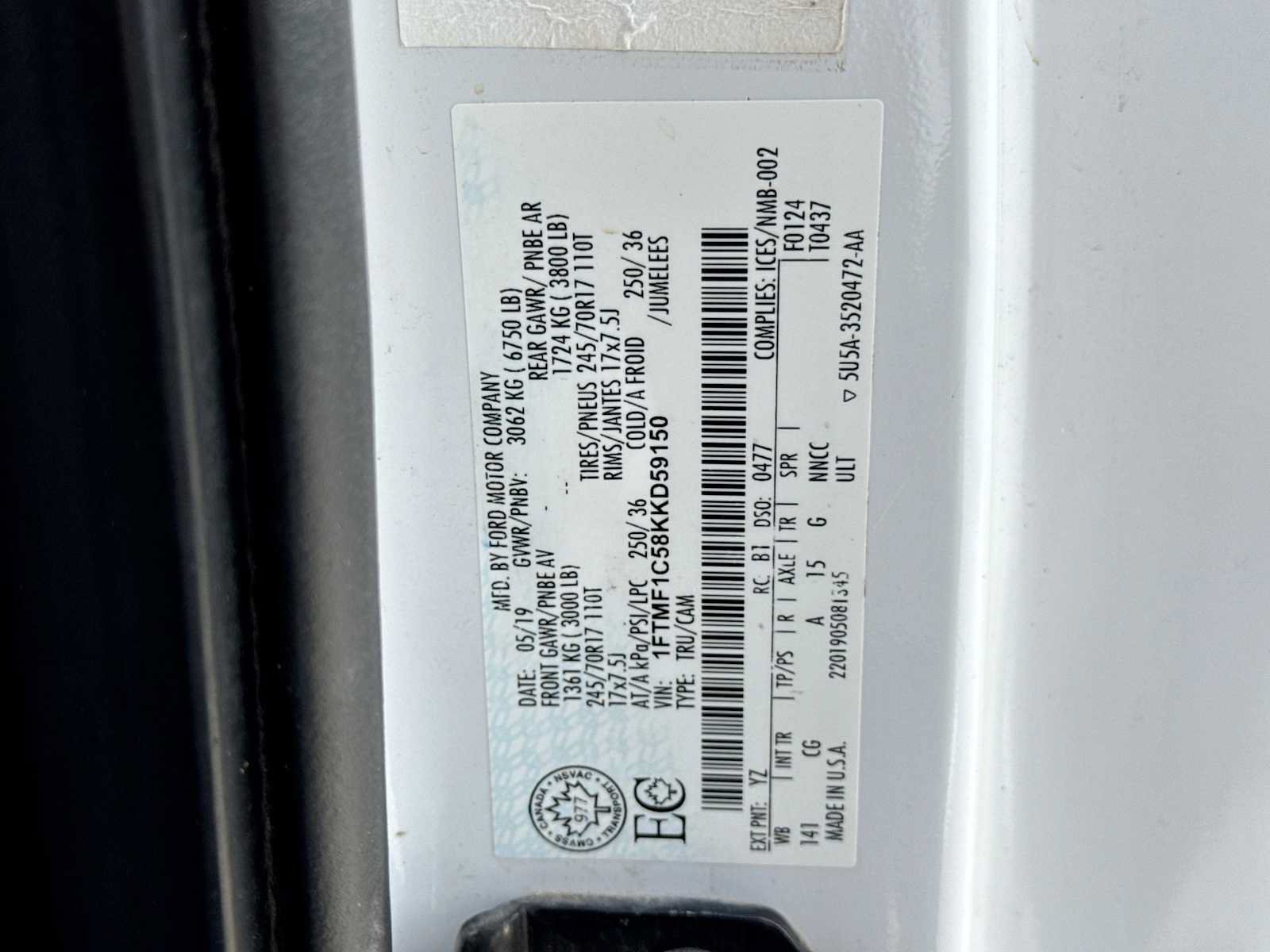 Used 2019 Ford F150 XL w/ Power Equipment Group RWD image 30