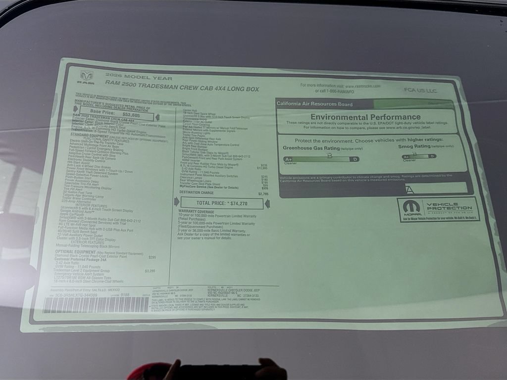 New 2026 RAM 2500 Tradesman AWD/4WD image 20