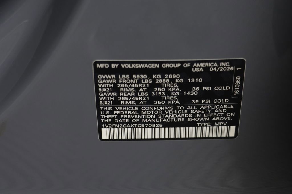 New 2026 Volkswagen Atlas SEL Premium R-Line AWD/4WD image 26