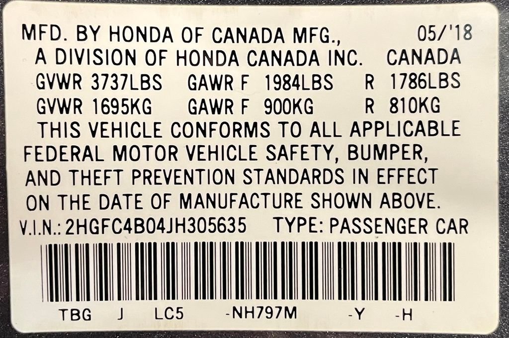 Used 2018 Honda Civic LX-P image 23