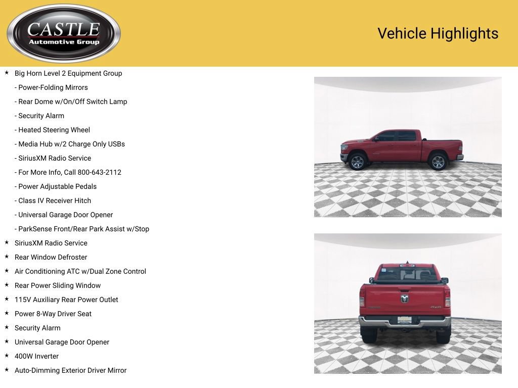 Used 2021 RAM 1500 Big Horn AWD/4WD image 8