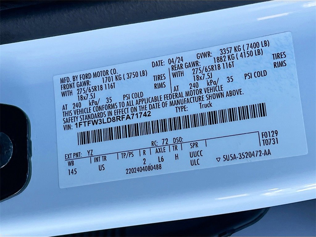 Used 2024 Ford F150 XLT w/ Mobile Office Package image 30