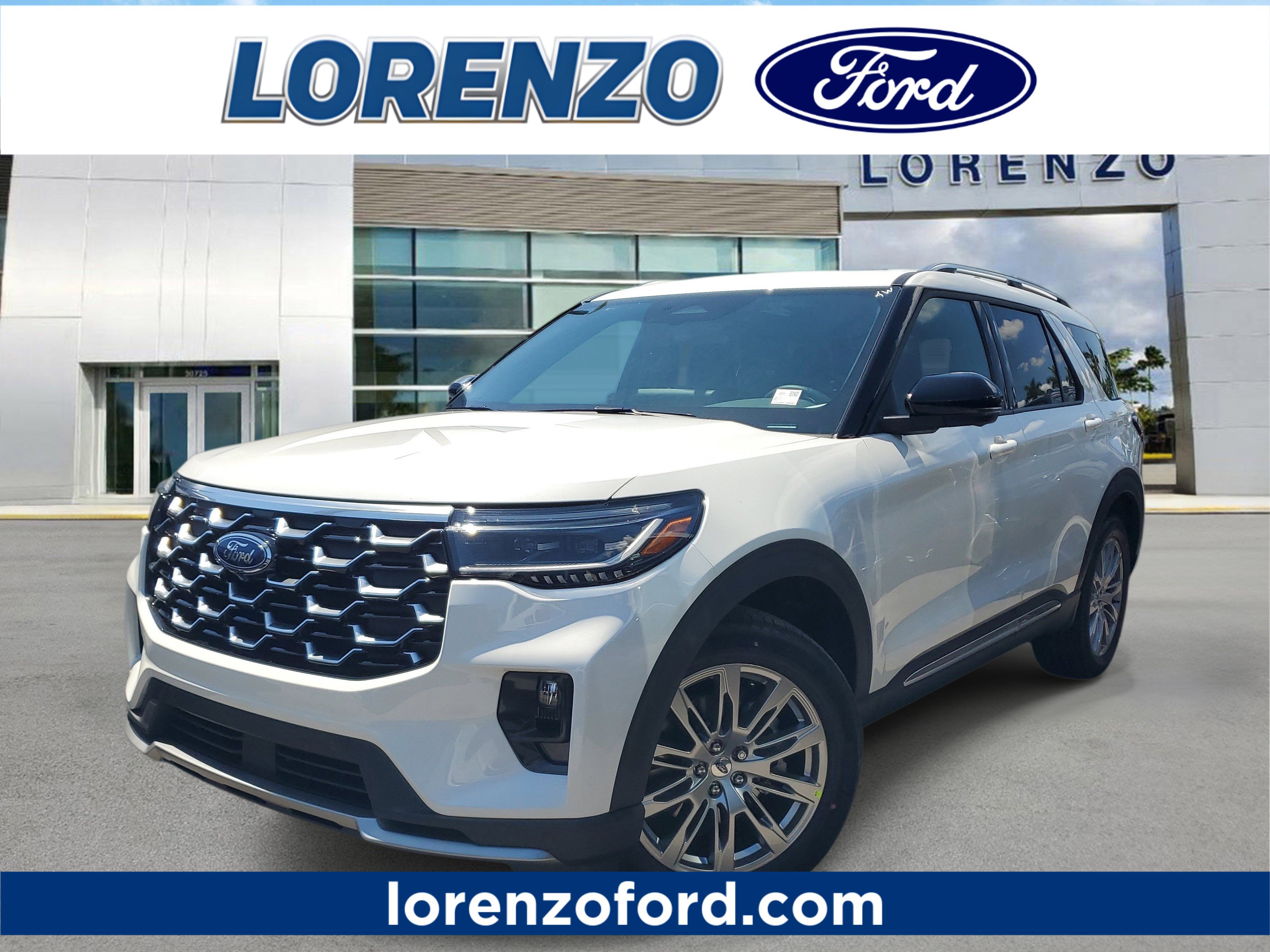 New 2026 Ford Explorer Platinum