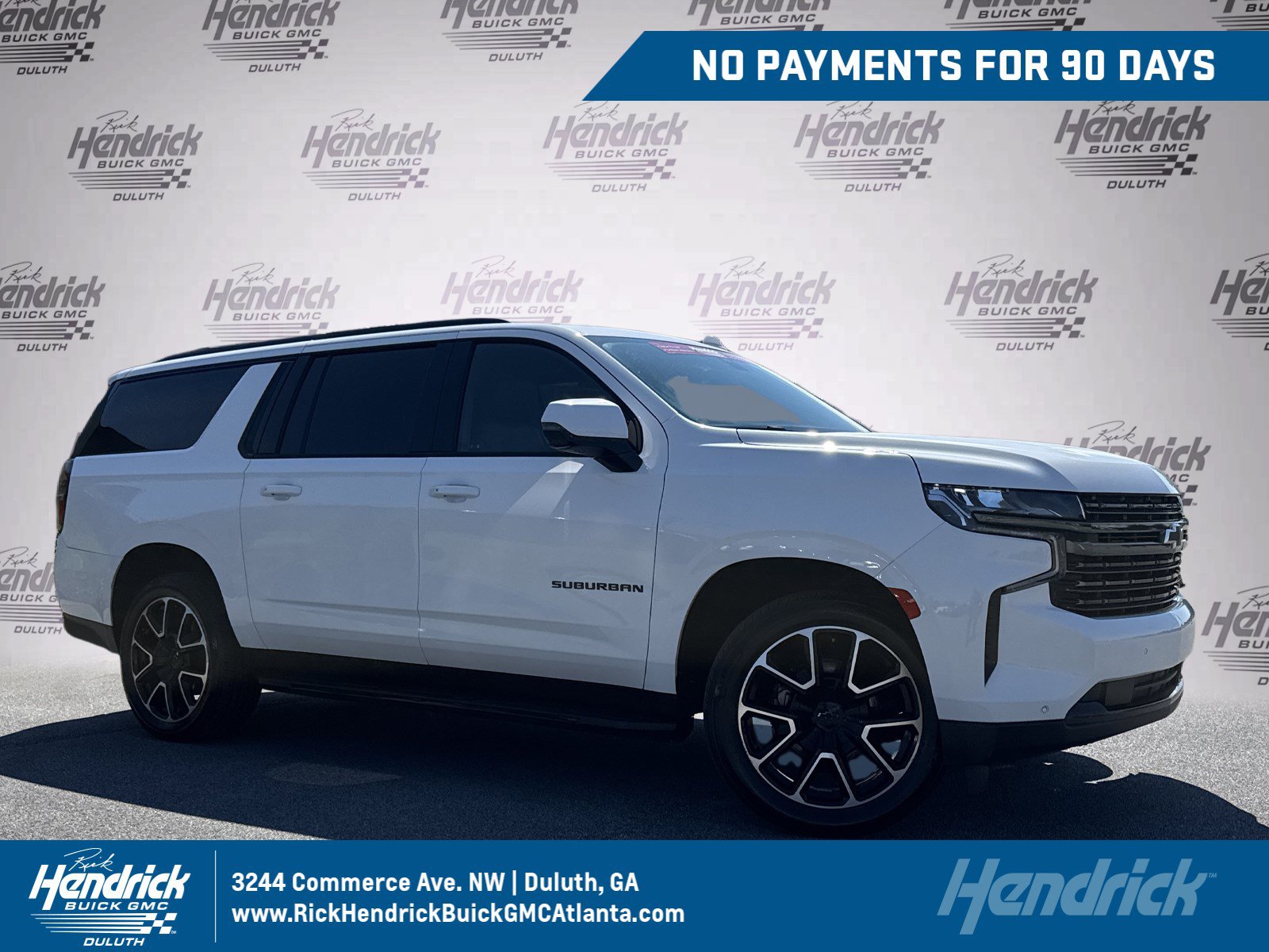 Used 2021 Chevrolet Suburban RST w/ Luxury Package AWD/4WD image 1