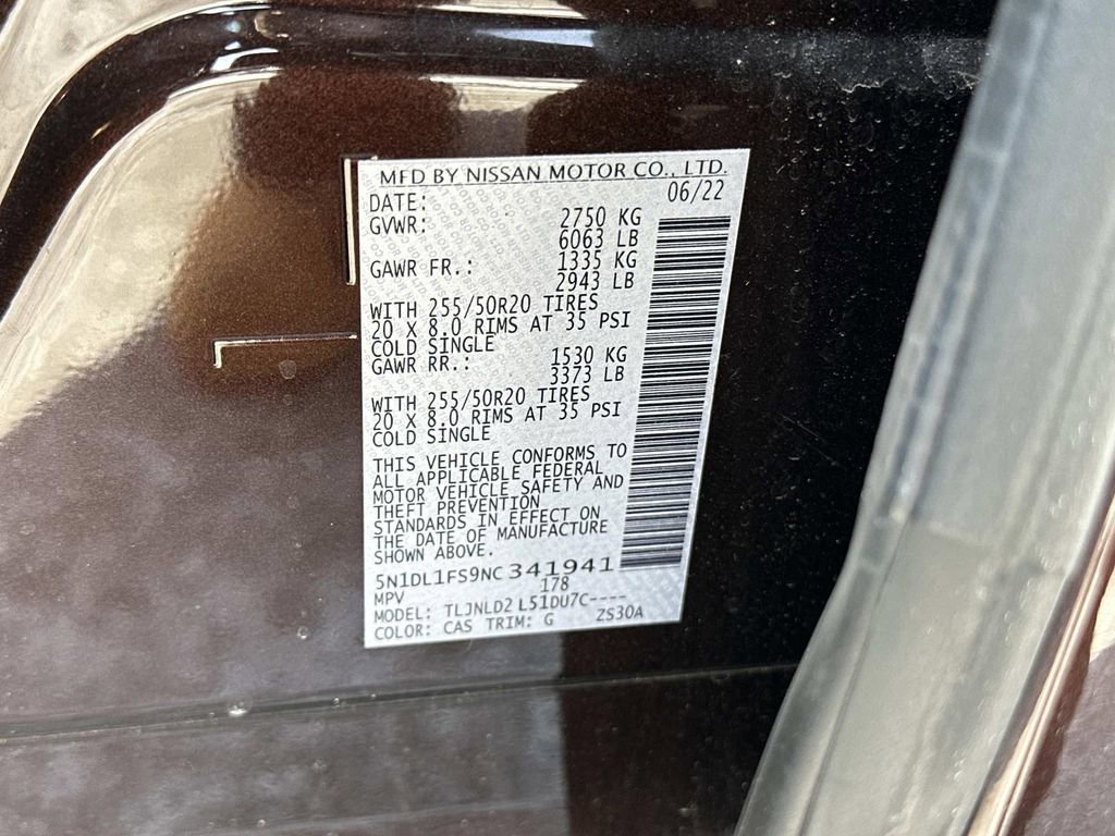 Certified 2022 INFINITI QX60 Luxe w/ Cargo Package image 42