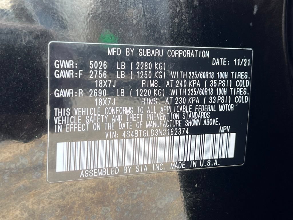 Used 2022 Subaru Outback Onyx Edition XT w/ Popular Package #2 AWD/4WD image 45