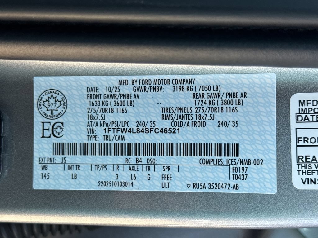 Used 2025 Ford F150 Tremor AWD/4WD image 42