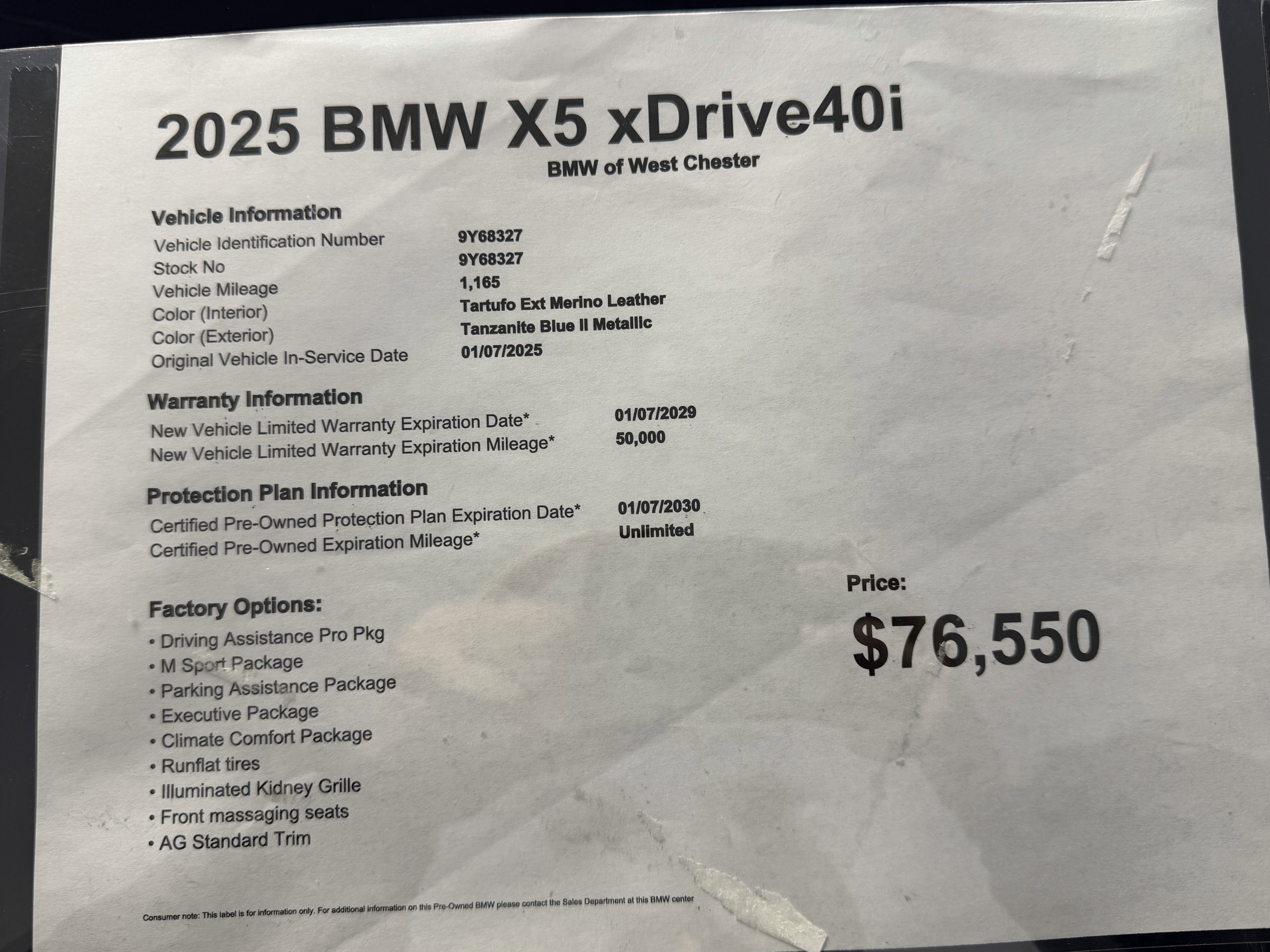Certified 2025 BMW X5 xDrive40i image 21